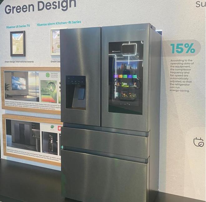 闪耀CES2025引领智能家居新潮流尊龙凯时app网站海信大屏冰箱780(图4)
