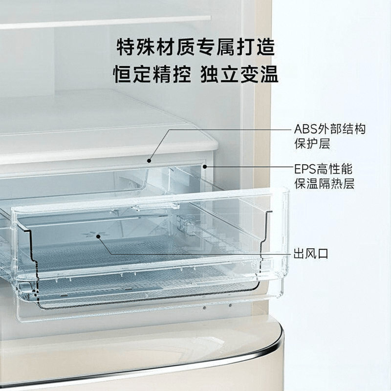 双变频冰箱省电与颜值兼备国家补贴后性价比爆表！尊龙凯时网2025年冰箱选购指南：小吉512L(图3)